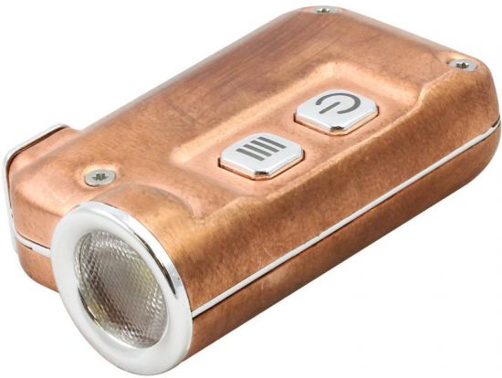 Фонари - Фонарь Nitecore TINI Cu (Cree XP-G2 S3 LED, 380 люмен, 4 режима, USB), медный